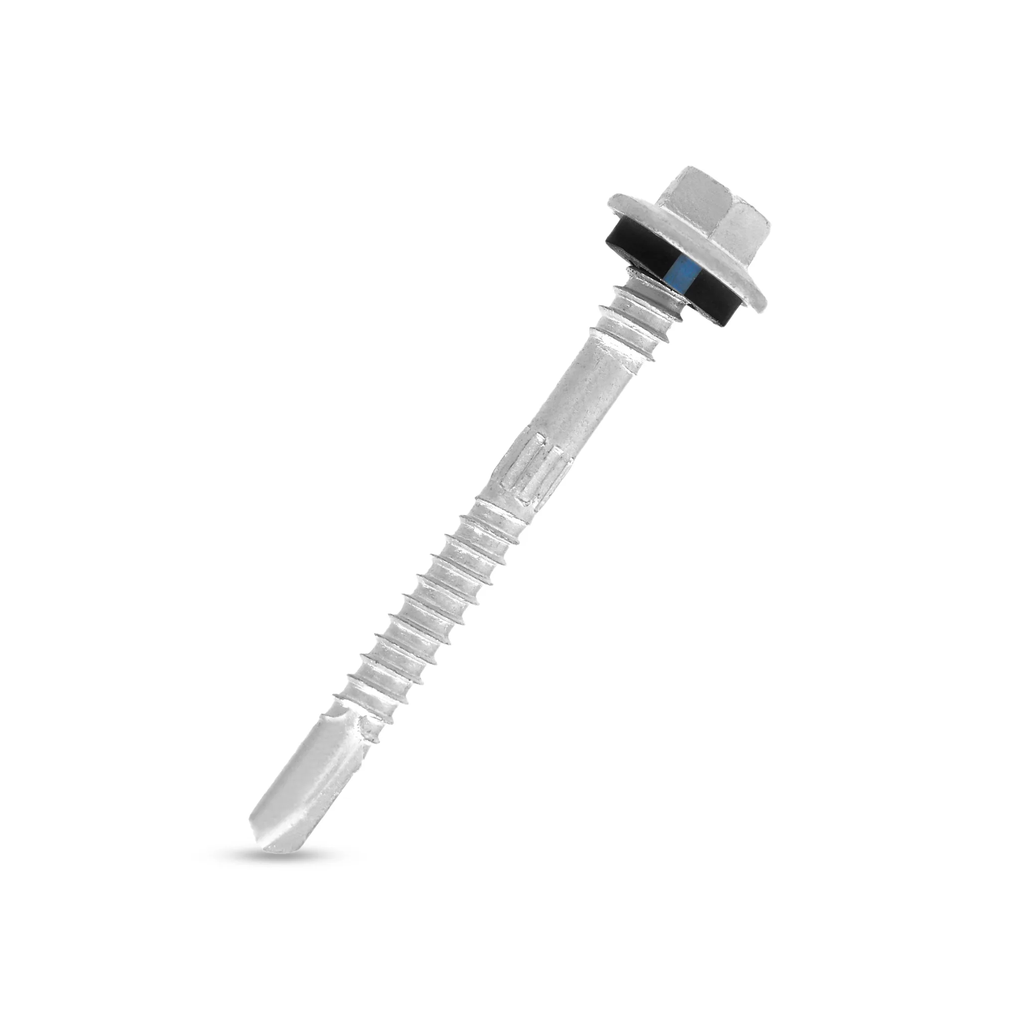 Crest fixing fasteners are used where roofing sheets are fixed through the crest of the profile.